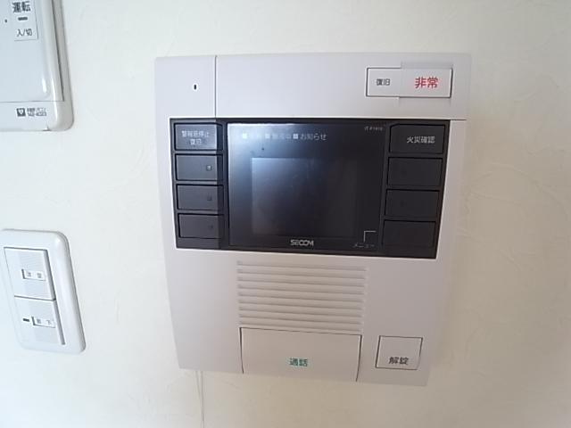 セキュリティ　来客の方が見えて安心、ＴＶモニターホン。