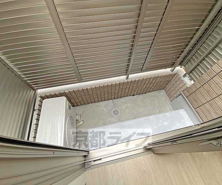 バルコニー　専用庭です。