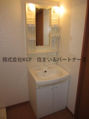 洗面設備　広い洗面スペース