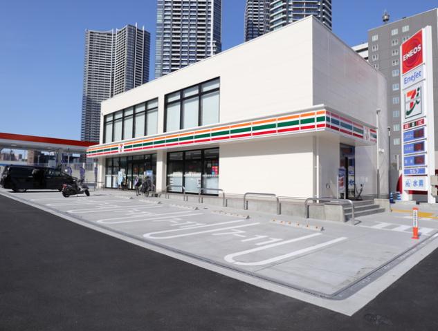 コンビニ　セブンイレブン　晴海店（コンビニ）まで520m