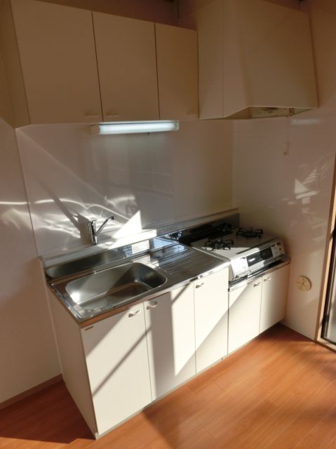 キッチン　２口ガスコンロは設備品です