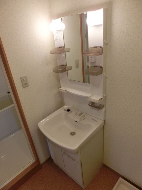 洗面設備　忙しい朝に嬉しい洗髪洗面化粧台