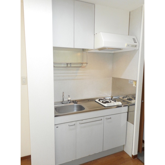 キッチン　１口ガスコンロ有