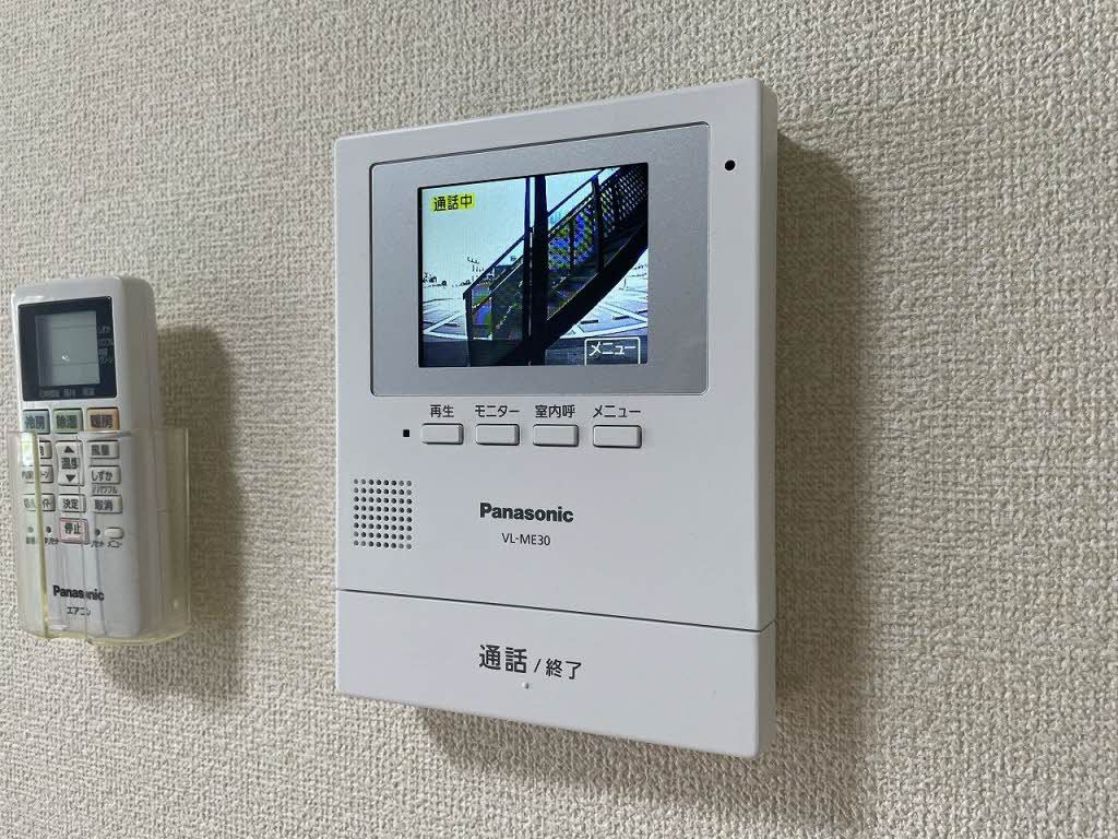 セキュリティ　モニタ付きドアホン