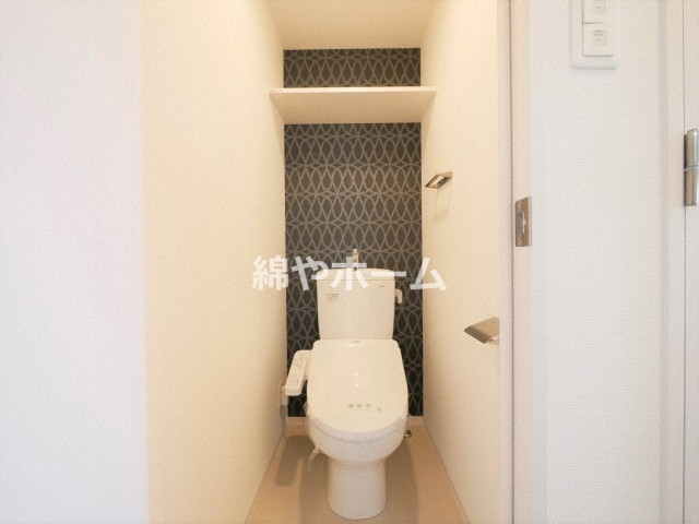 トイレ　ゆったりとした空間のトイレです