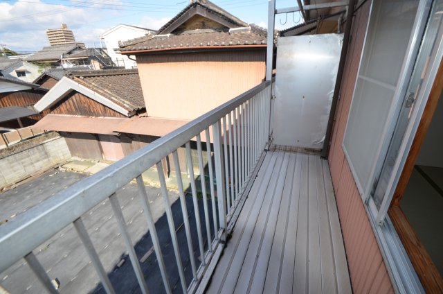バルコニー　洗濯物を干すスペース確保されてます◎