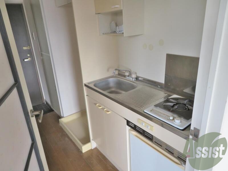 キッチン　がす一口付いてます。これくらいでちょうどいいよね。