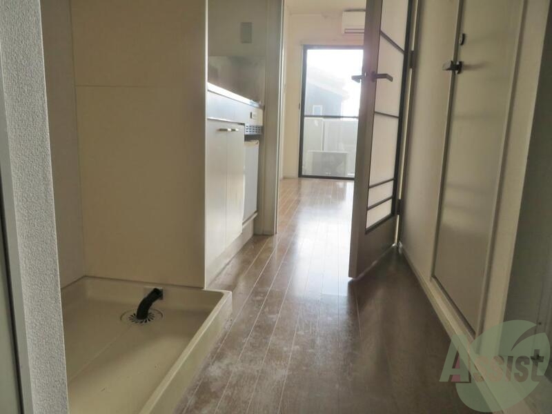 玄関　玄関からの一枚。スペースは広くはないかも