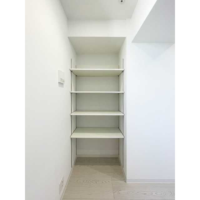 収納　ちょっとした収納スペースも充実しています