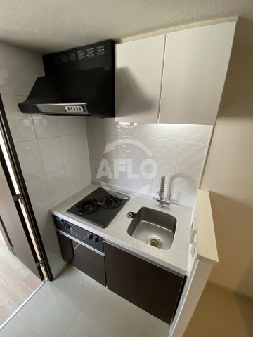 キッチン　カスタリアタワー肥後橋　２口ガスコンロ