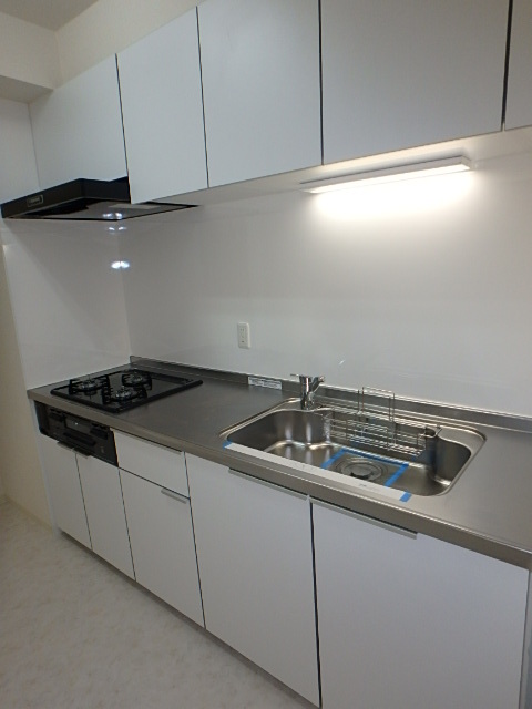 キッチン　ワイドスパンのキッチン