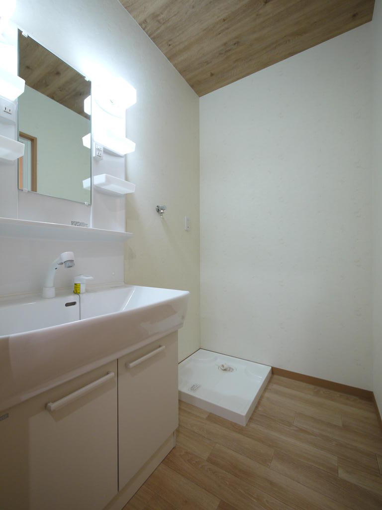 洗面設備　シャワー付き洗面化粧台