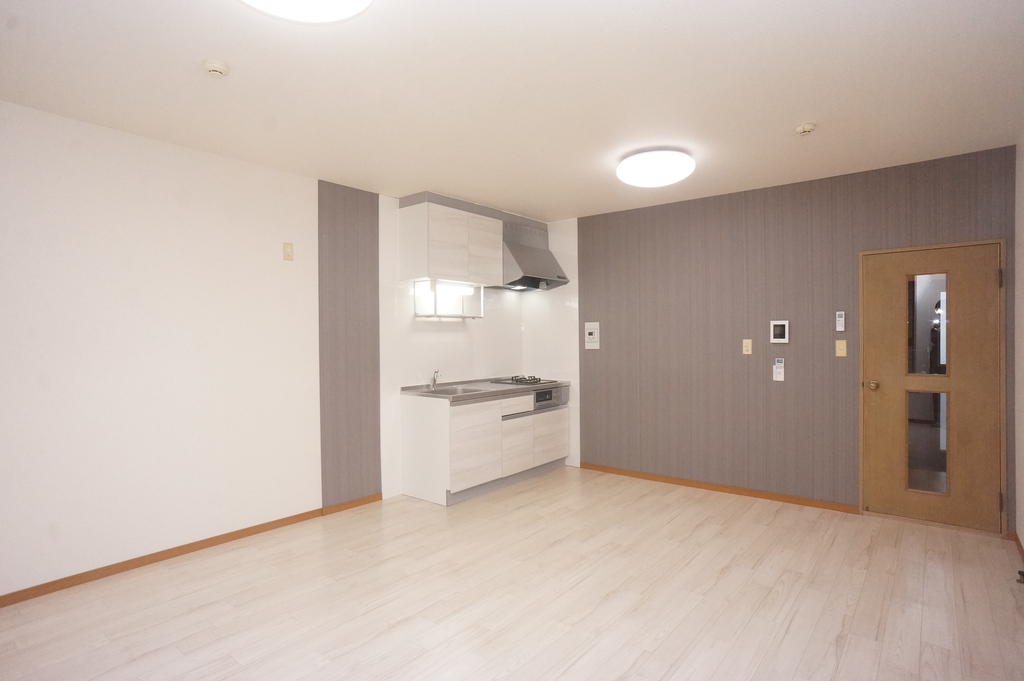 キッチン　グリル付２口ガスコンロシステムキッチン～都市ガス！