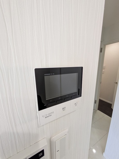 セキュリティ　顔がわかるため安心ですね