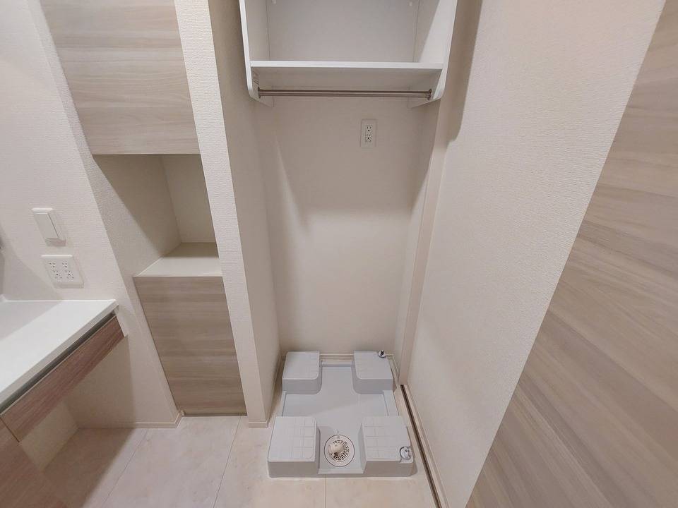 洗面設備　洗濯機置場