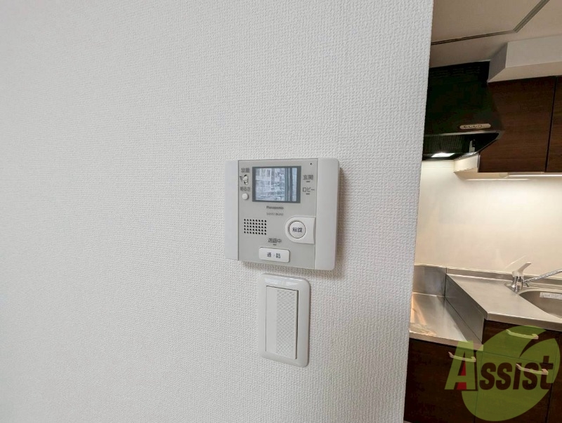 セキュリティ　インターホンで来客確認ができます。安心ですね。