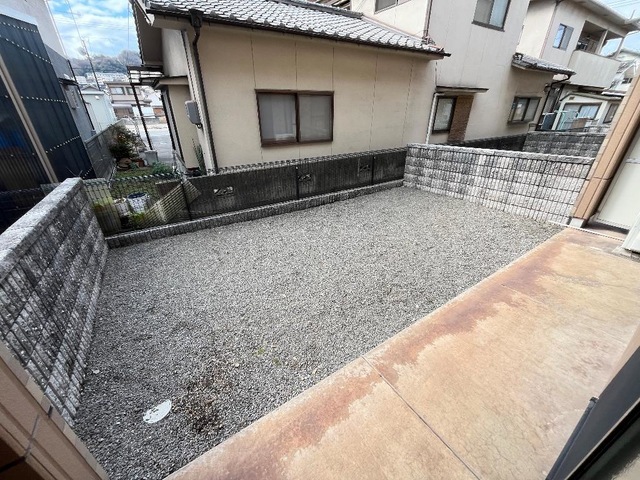 バルコニー　南西向き