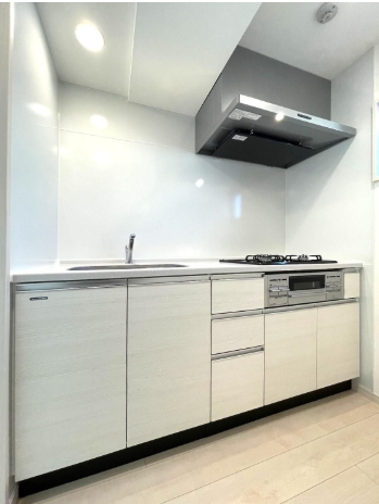 キッチン　シンプルな清潔感のあるキッチンです！