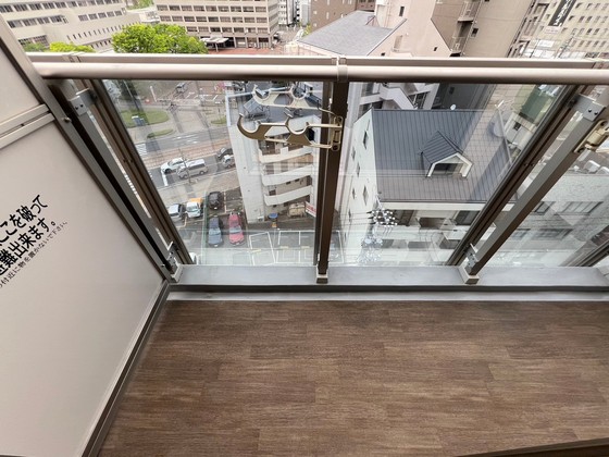 バルコニー　※別部屋の写真です