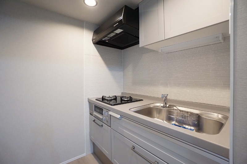 キッチン　ガス２口システムキッチン