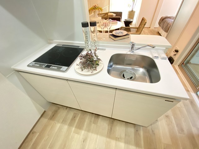 キッチン　モデルルームの写真です