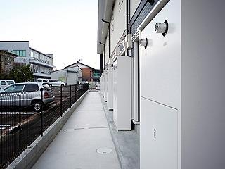 眺望　玄関前