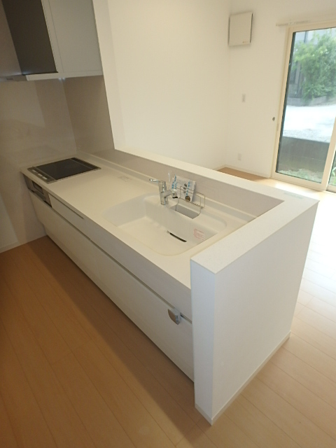 キッチン　こんな広いキッチンで料理してみたかった