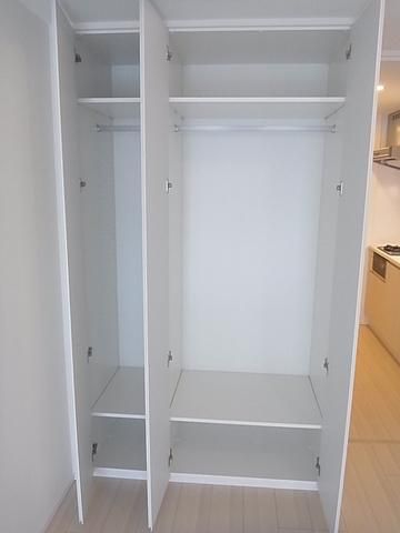 収納　たっぷりサイズのクローゼット