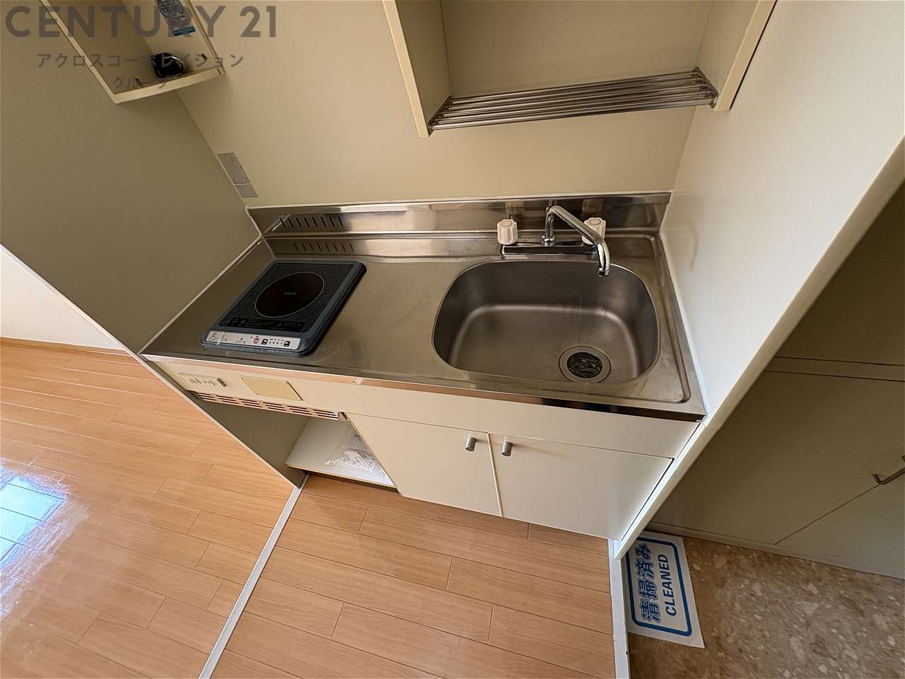 キッチン　壁付けキッチンでスペースを最大限有効活用できます！