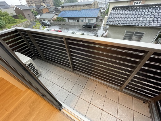 バルコニー　※別部屋の写真です