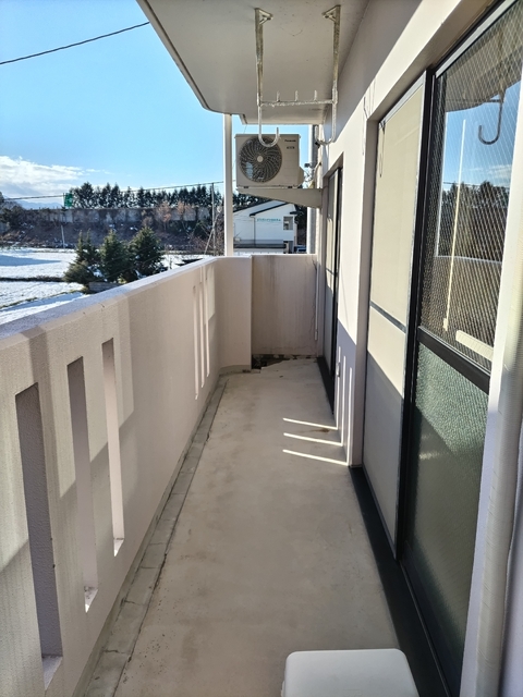 バルコニー　南向きのバルコニー