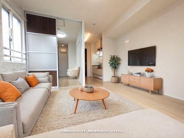 居室・リビング　家具や調度品の画像はＣＧとなります。