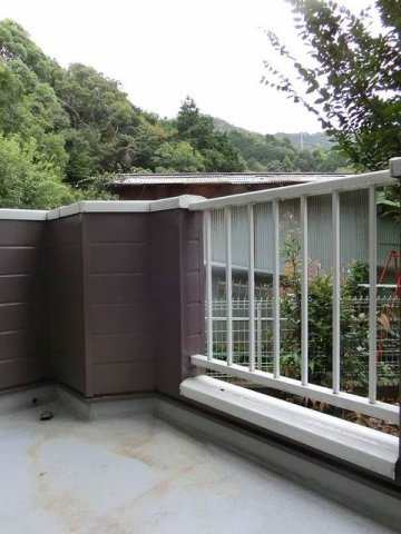 バルコニー　バルコニーがあります