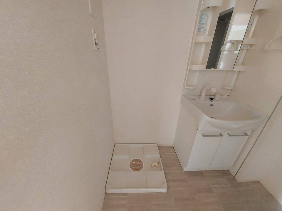 洗面設備　洗濯機置場