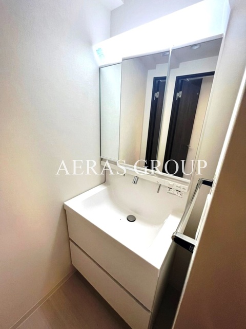 洗面設備　他部屋同仕様タイプ。