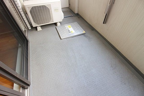 バルコニー　落ち着いた時間を過ごせるバルコニーです