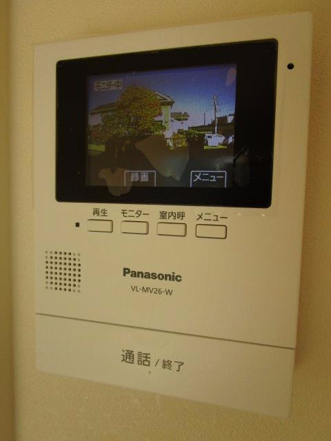 セキュリティ　モニター付きインターホン