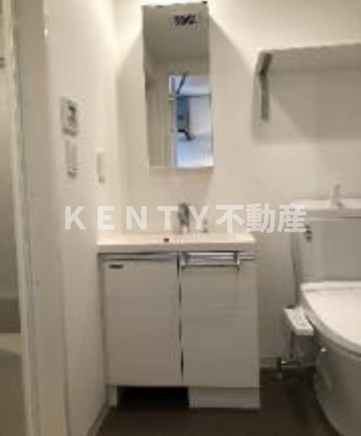 洗面設備　使いやすい洗面所です