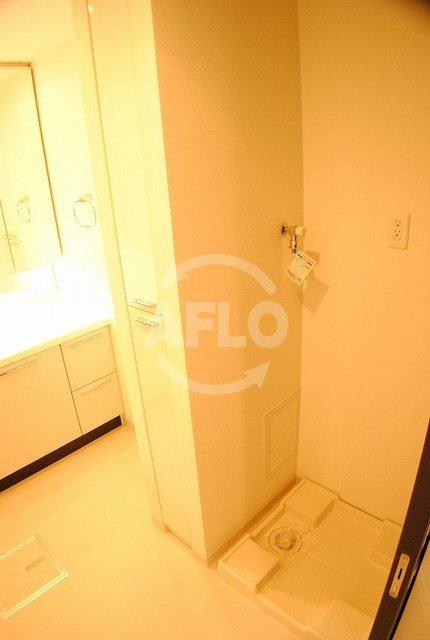 その他設備　カスタリア上町台　室内洗濯パン