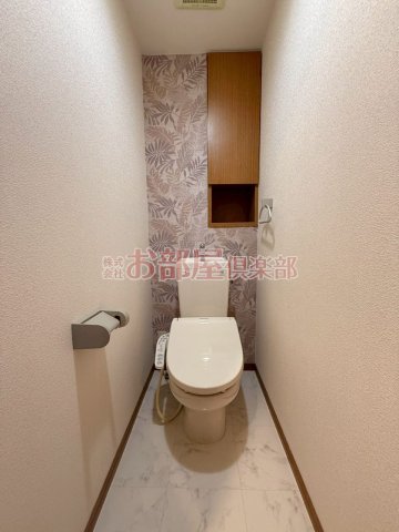 トイレ　ゆったりとした空間のトイレです