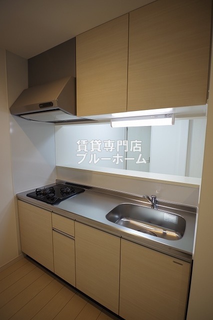 キッチン　2口コンロのカウンターキッチン！