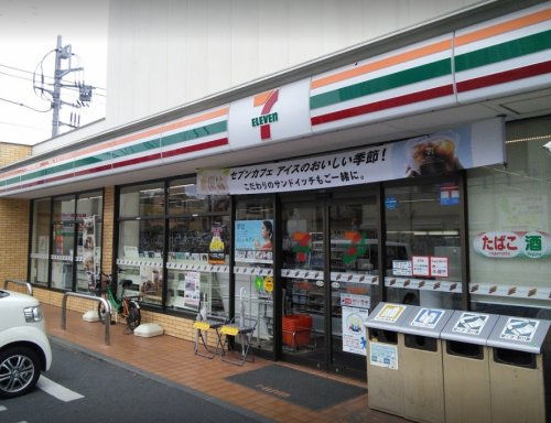 コンビニ　セブンイレブン 矢口渡駅前店（コンビニ）まで389m