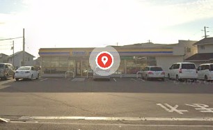 コンビニ　ミニストップ 円座店（コンビニ）まで607m