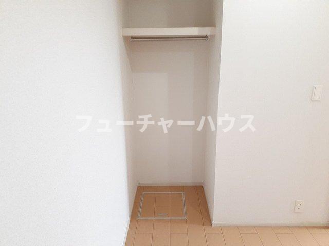 収納　大きなスペースがあり、収納には困りません