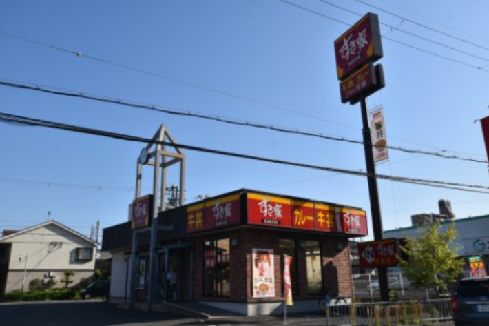 飲食店　すき家 泉大津松之浜店（飲食店）まで249m