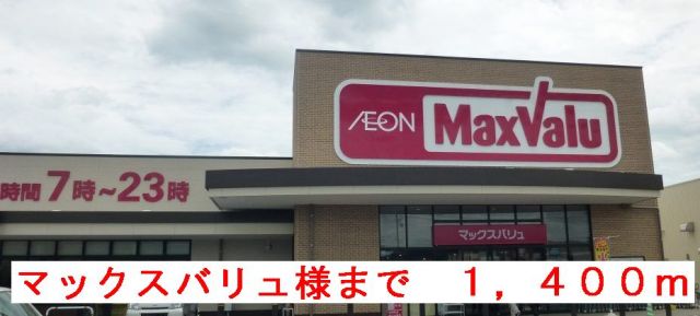 ショッピングセンター　マックスバリュ様（ショッピングセンター）まで1400m