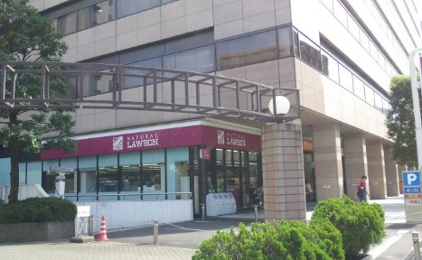 コンビニ　ナチュラルローソン 芝浦海岸通店（コンビニ）まで1m