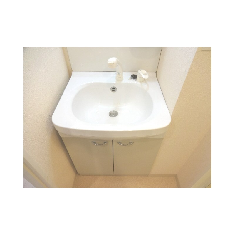 洗面設備　洗面台とトイレが一緒になったアメリカンスタイルです♪