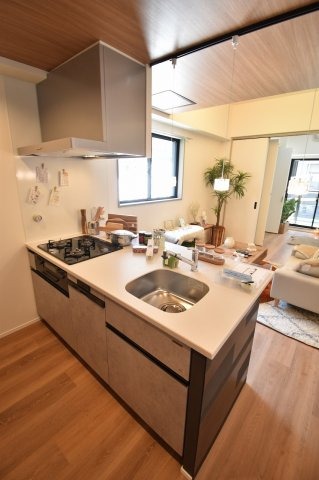 キッチン　モデルルームの写真です