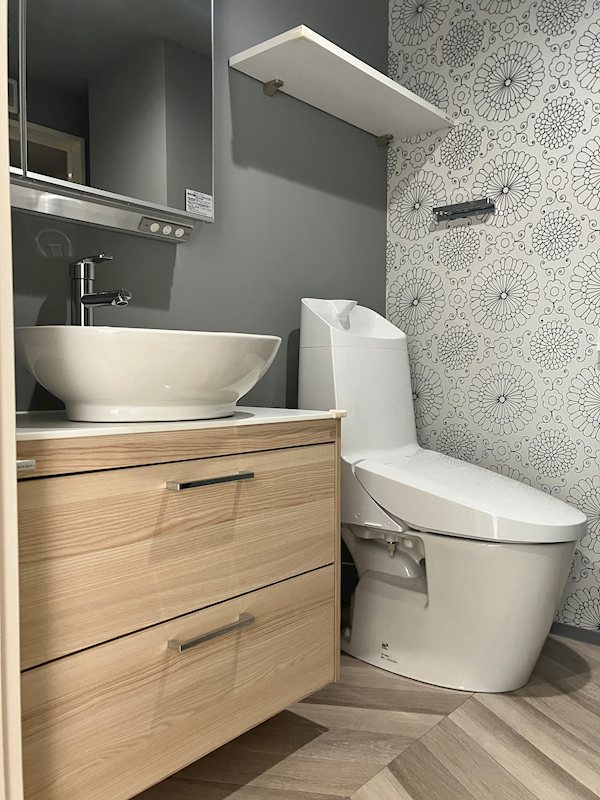 洗面設備　※同タイプ別部屋写真